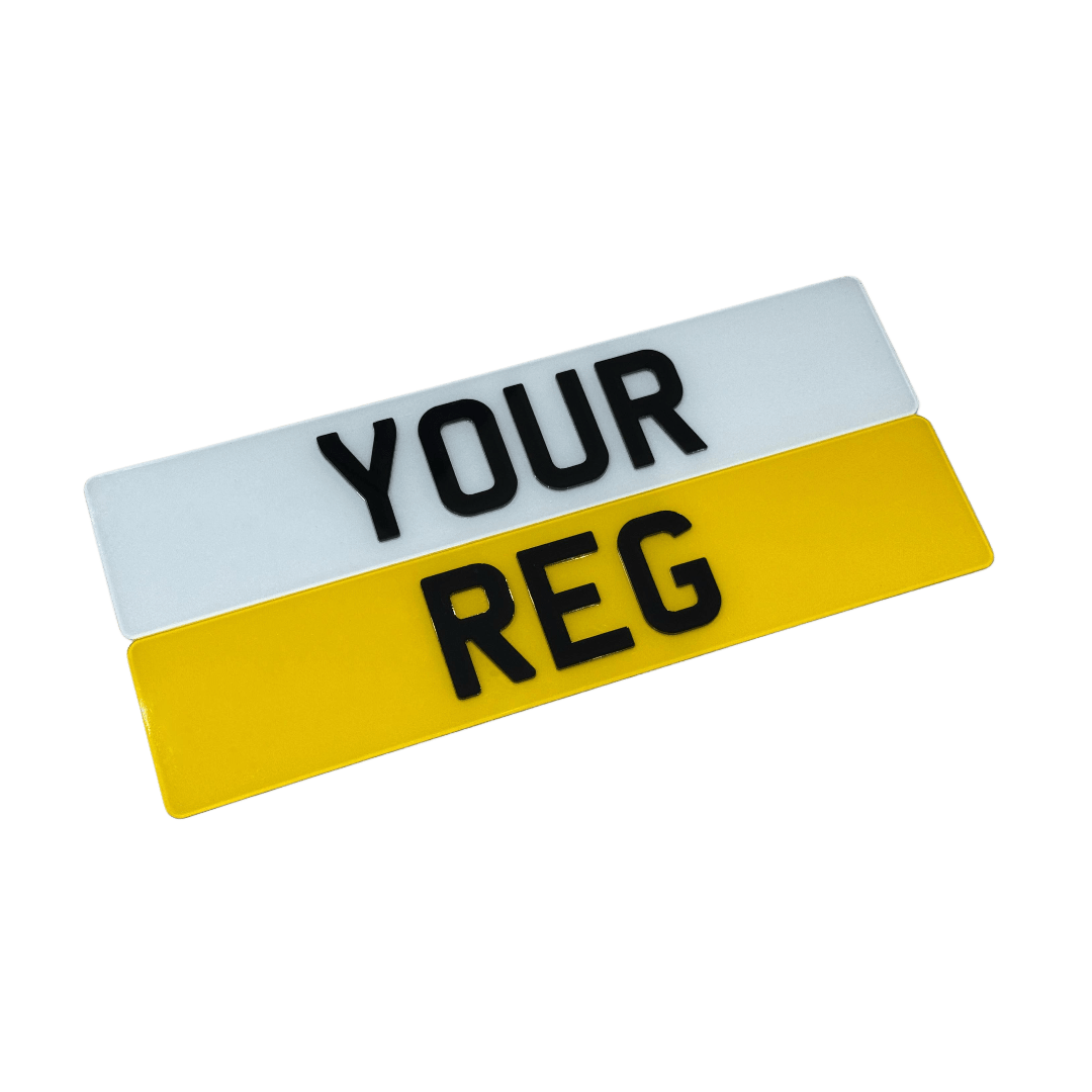 Premium 4D 3mm Number Plates - Plates Elite