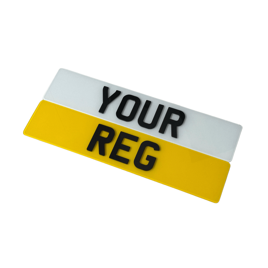 Premium 4D 3mm Number Plates - Plates Elite