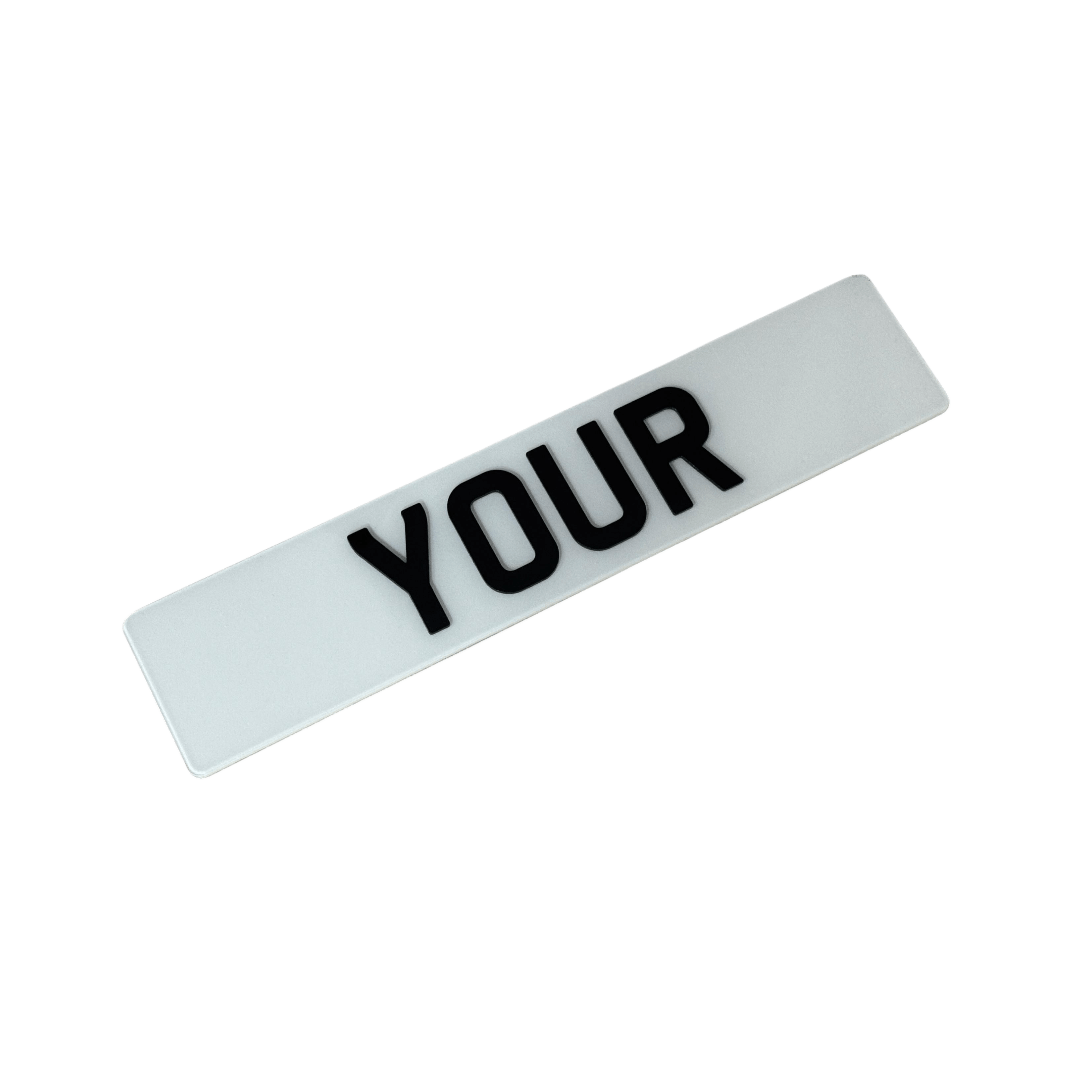 Premium 4D 3mm Number Plates - Plates Elite