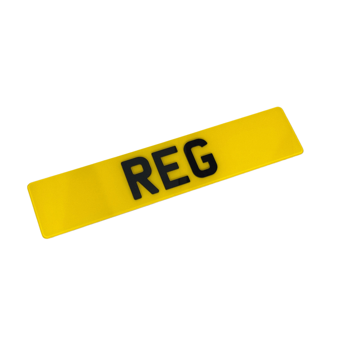 Premium 4D 3mm Number Plates - Plates Elite