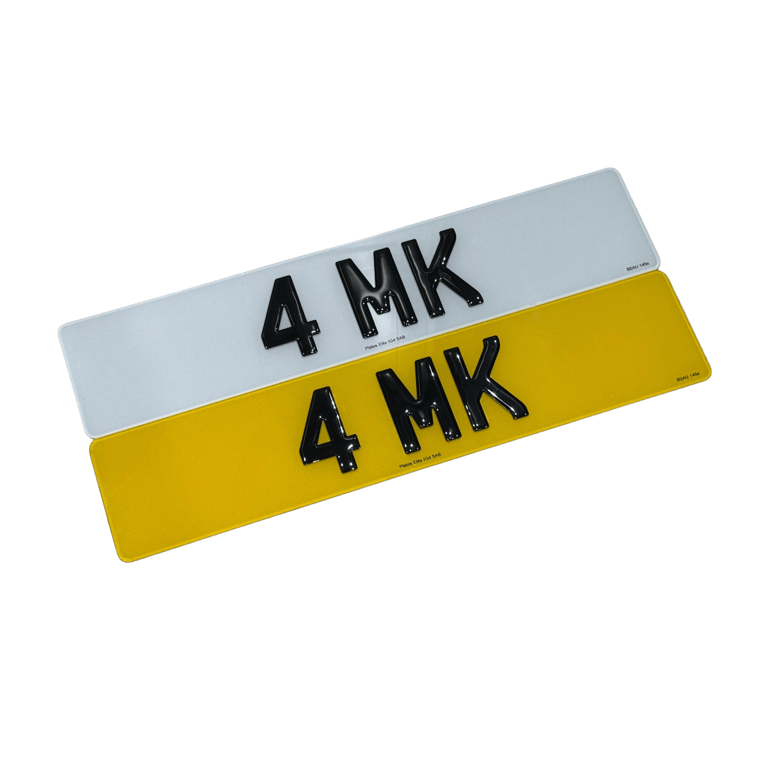 Premium 3D Gel Number Plates - Plates Elite